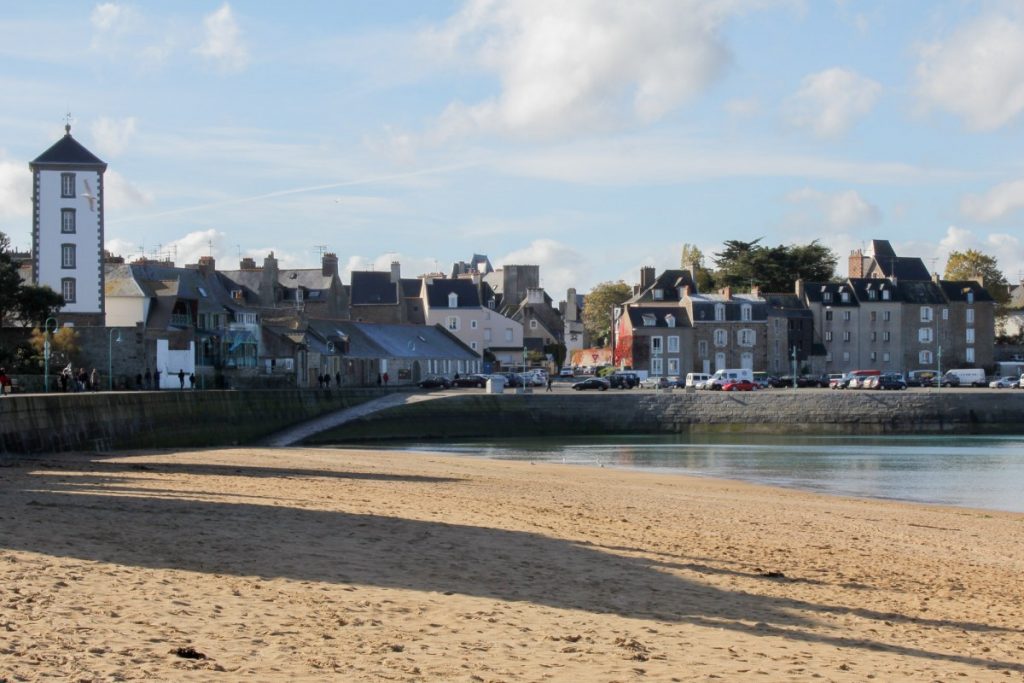 Saint-Malo depuis la plage du Môle