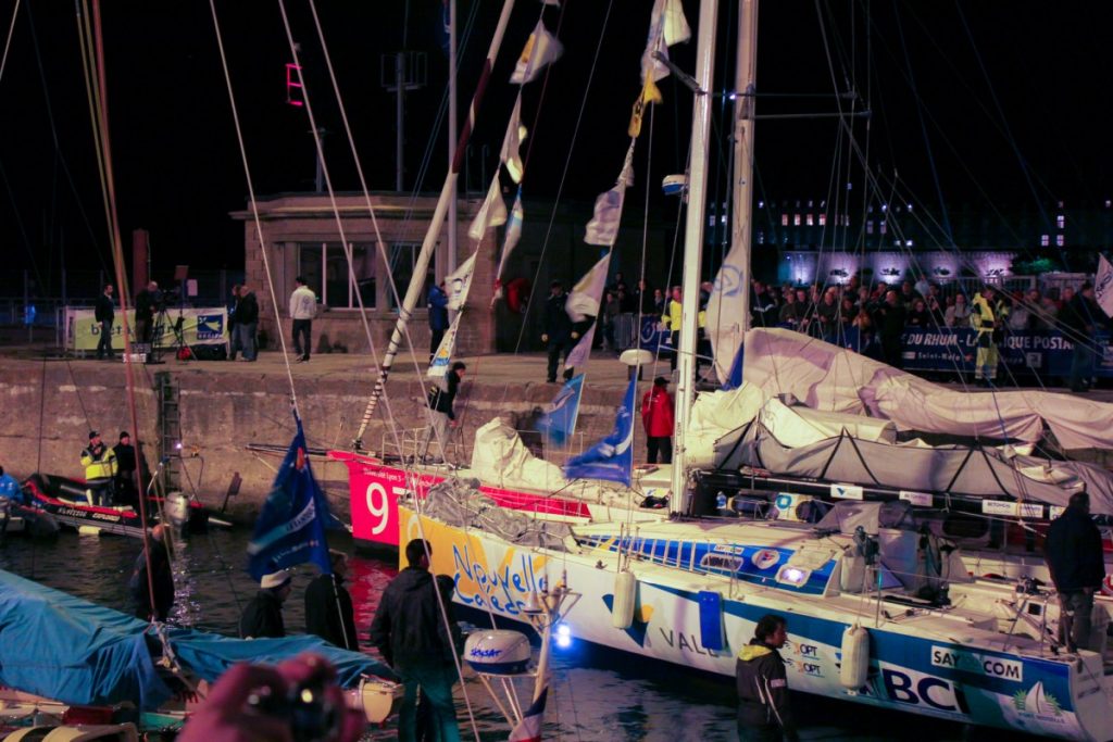 Passage des écluses par les bateaux de la Route du Rhum