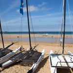 Sur la plage du Sillon à Saint Malo