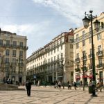 Place typique de Lisbonne