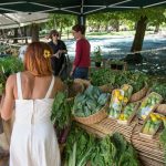 Le marché bio et de producteurs de la place de Principe Real du samedi