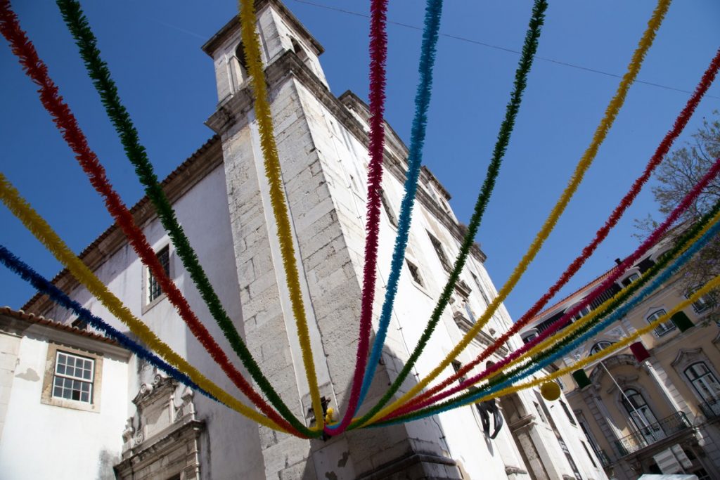 Décoration dans les rues de Lisbonne