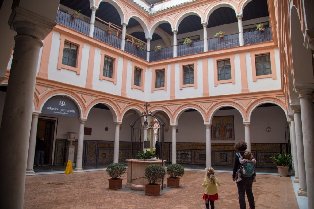 Le patio du musée des beaux-arts de Séville