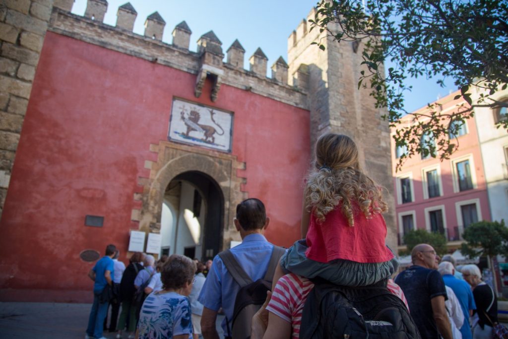 Entrée du Real Alcazar de Séville :