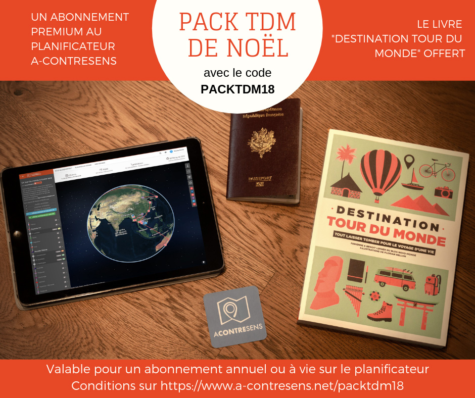 Pack TDM Noël Planificateur - Destination Tour du monde
