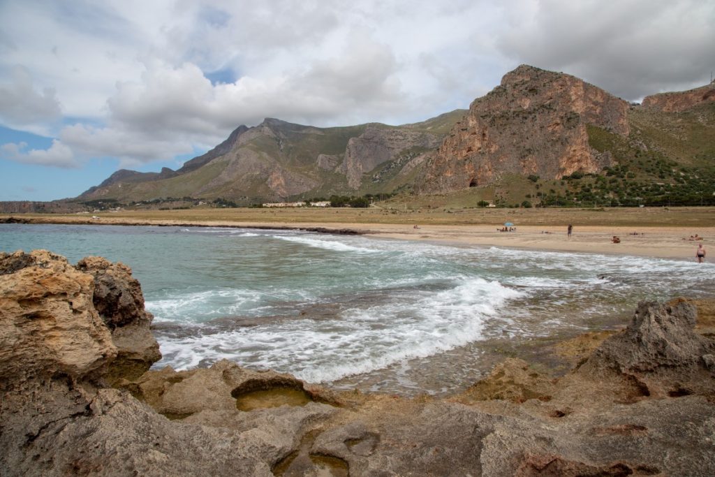 Plage de la baie Santa Margherita à San Vito Lo Capo