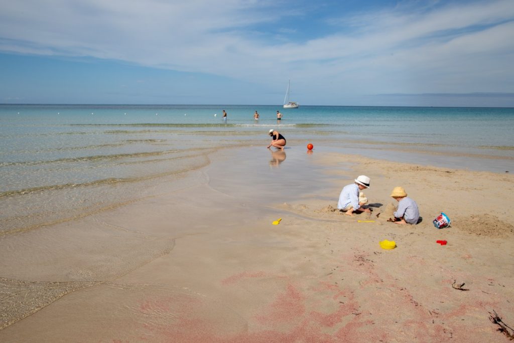 Plage de San Vito Lo Capo, pointe nord-ouest de la Sicile