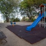 Parc pour enfants sur l'esplanade du château d'Erice