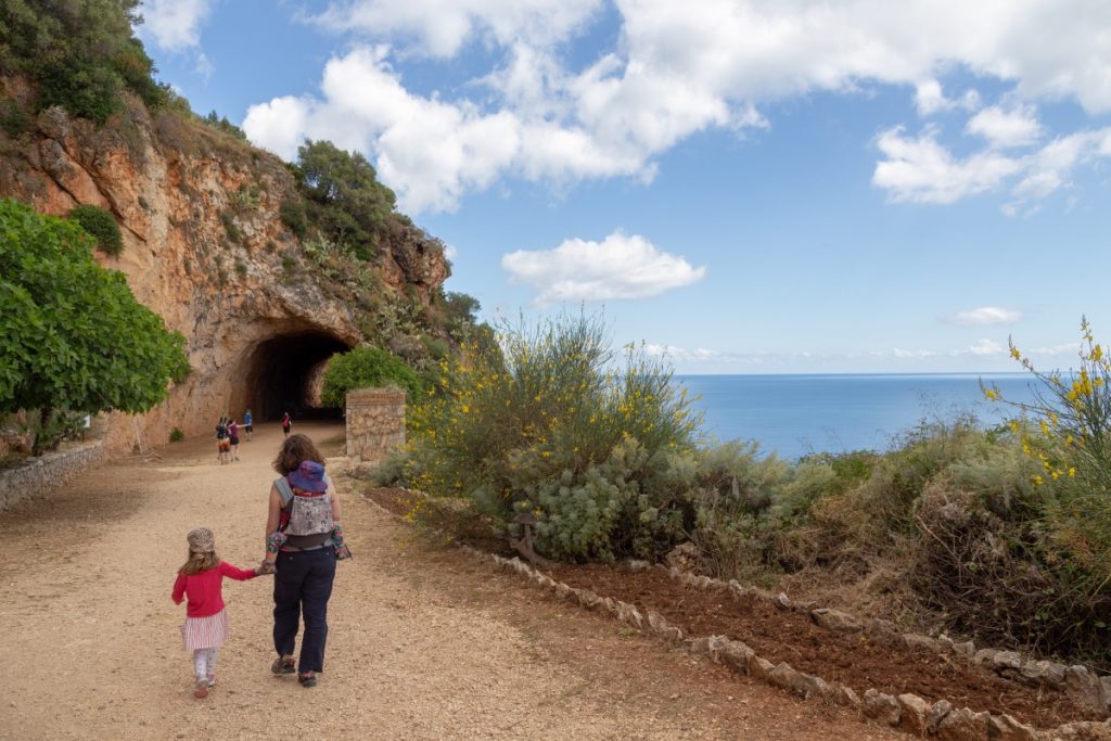 L'entrée de la réserve du Zingaro côté Scopello