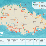 Carte des sentiers côtiers de randonnée sur Gozo disponible sur le site de l’office du tourisme