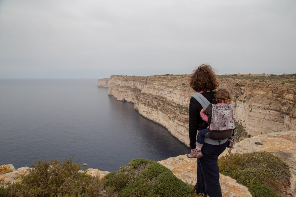 Impressionnantes falaises de Ta-Cenc à Gozo