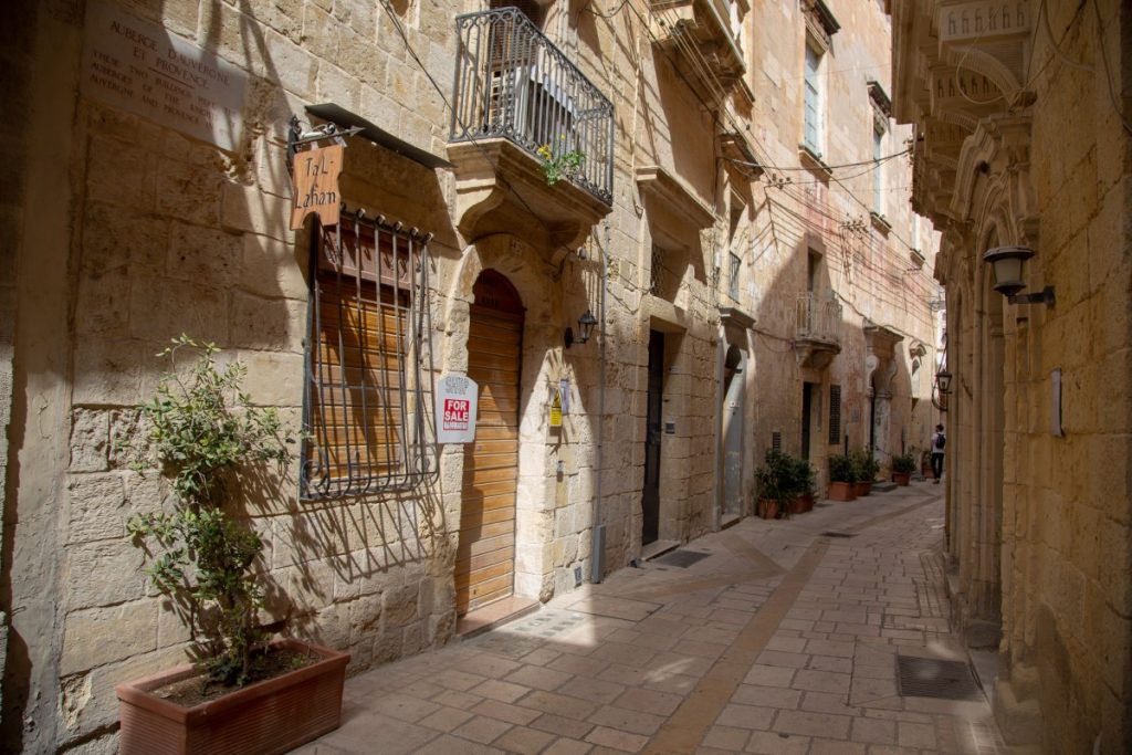 Les Trois Citées : les charmantes ruelles de Vittoriosa