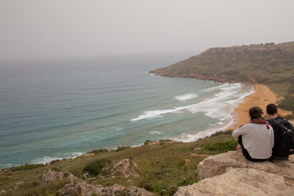 Plage de Ramla bay à Gozo