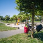 Aire de jeux et de pique-nique à Audelange sur le bord de la voie verte