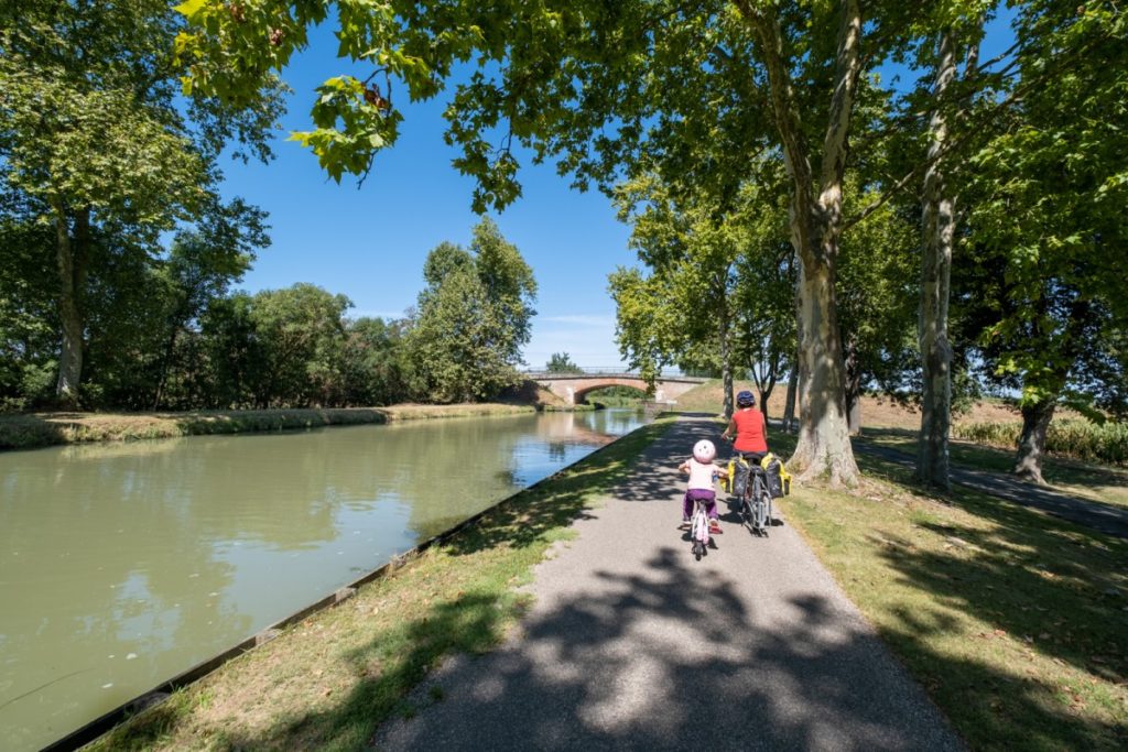 Le Canal des 2 mers à vélo en famille entre Toulouse et Agen