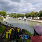 Moissac à vélo en famille sur la Canal de la Garonne