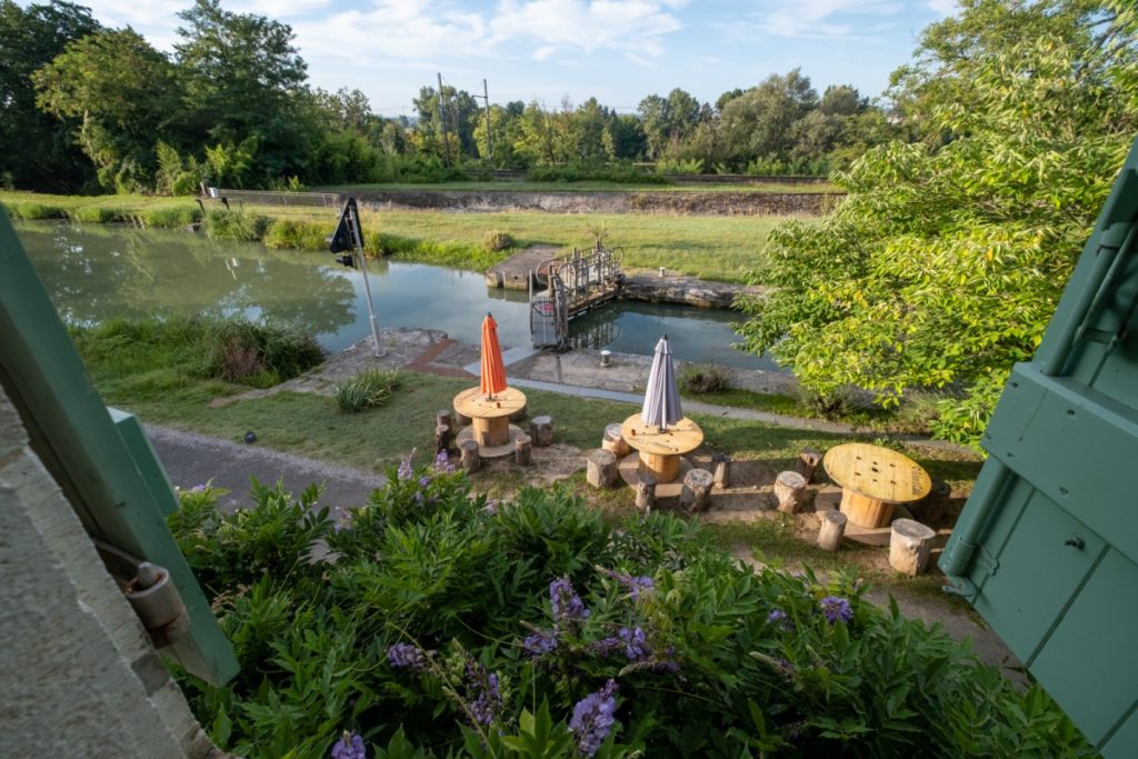 Réveil au dessus du canal de la Garonne