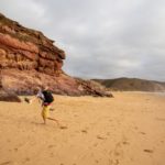 Parties de touche-touche sur les plages de l'Algarve