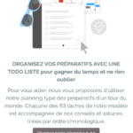 Accéder au planning sur le planificateur sur téléphone