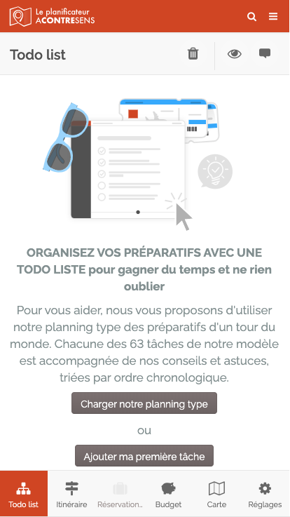 Accéder au planning sur le planificateur sur téléphone