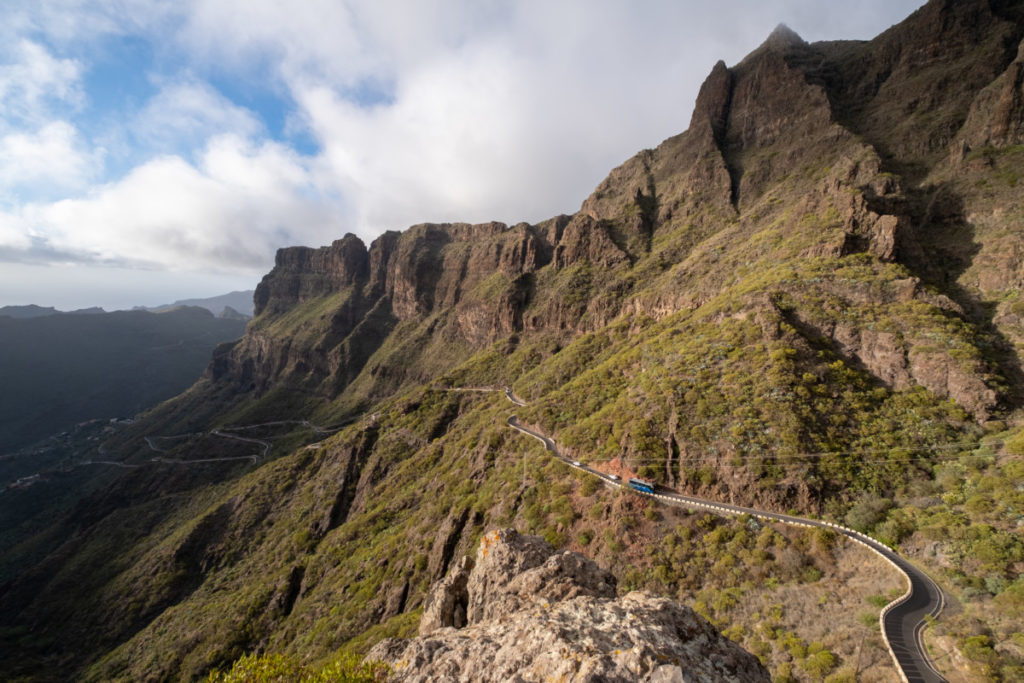 La route pour se rendre à Masca sur l'île de Tenerife est assez abrupte ! 