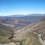 Route en Argentine sur la boucle Tilcara-Salta
