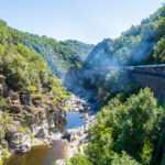 Vue depuis le Train de l'Ardèche