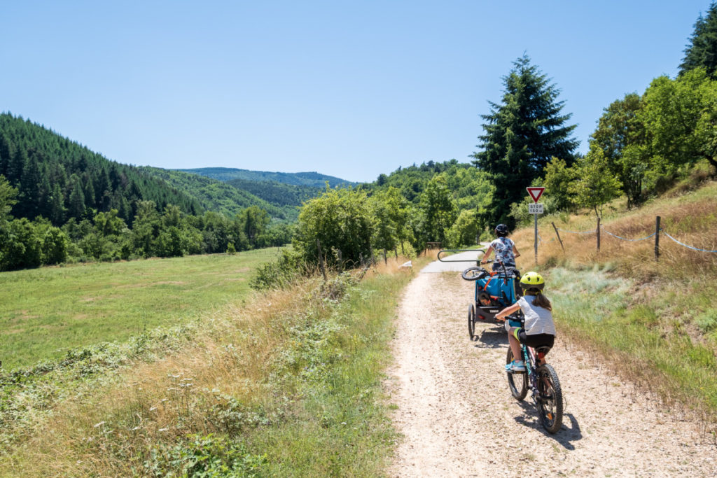 Les grands espaces de l'Ardèche à vélo accessible à tous