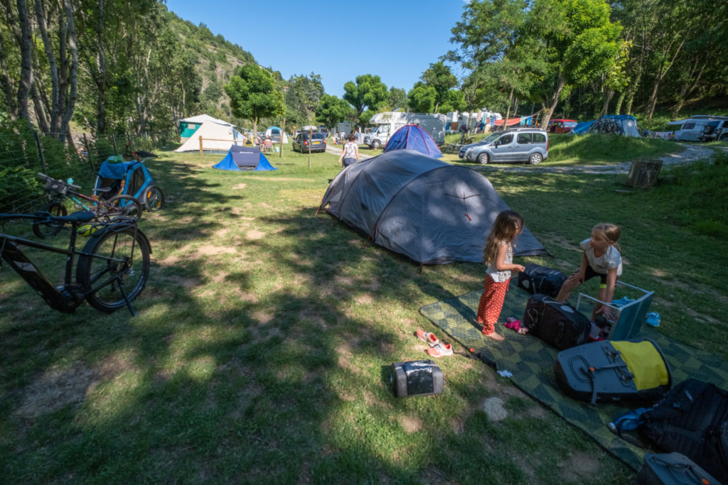 Voyage en famille à vélo et sous la tente