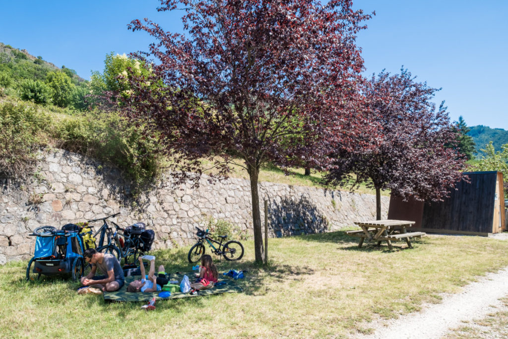 Pause pique-nique à Pont-de-Chervil