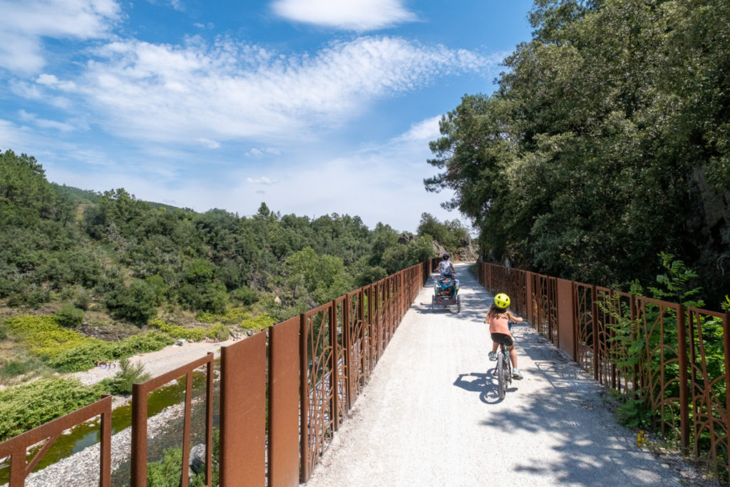 Tout près de la Voulte-sur-Rhône sur la Dolce Via