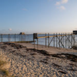 Coucher de soleil sur la plage du Collet aux Moutiers-en-Retz