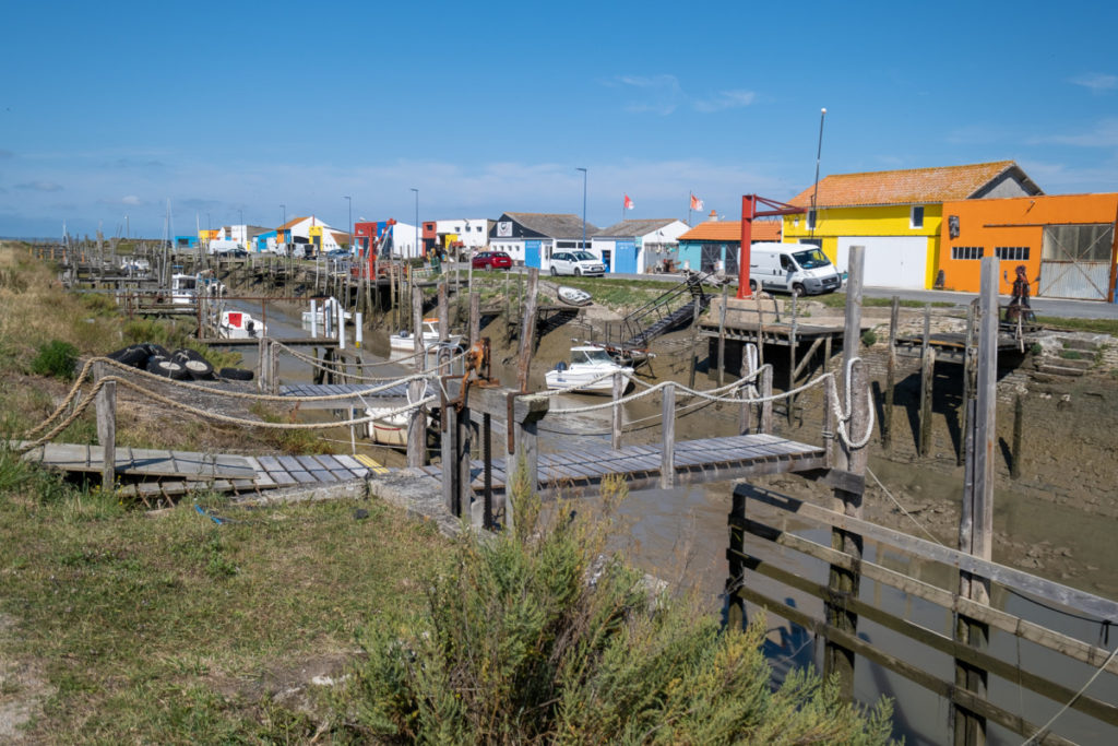 Port des Champs coloré à Bouin