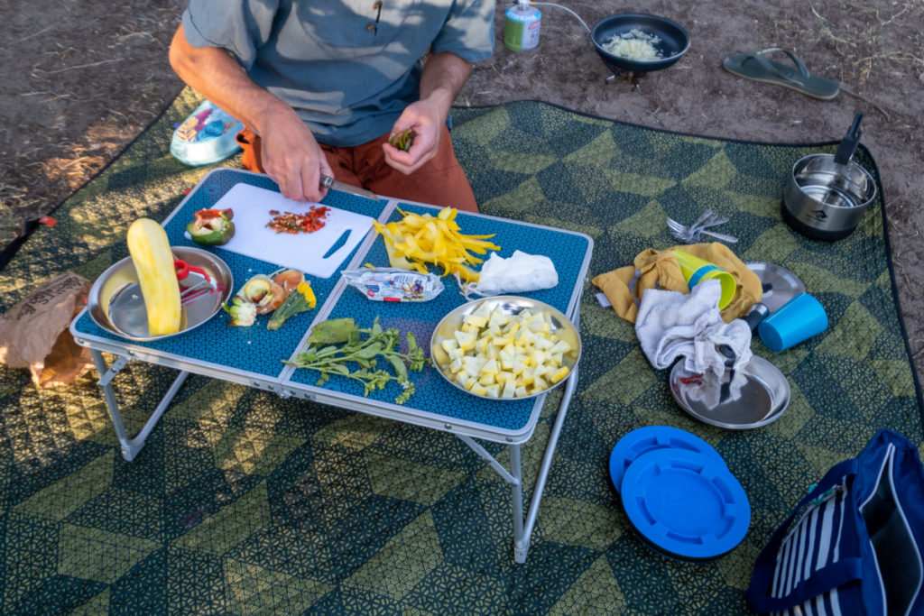 Cuisiner en voyage à vélo