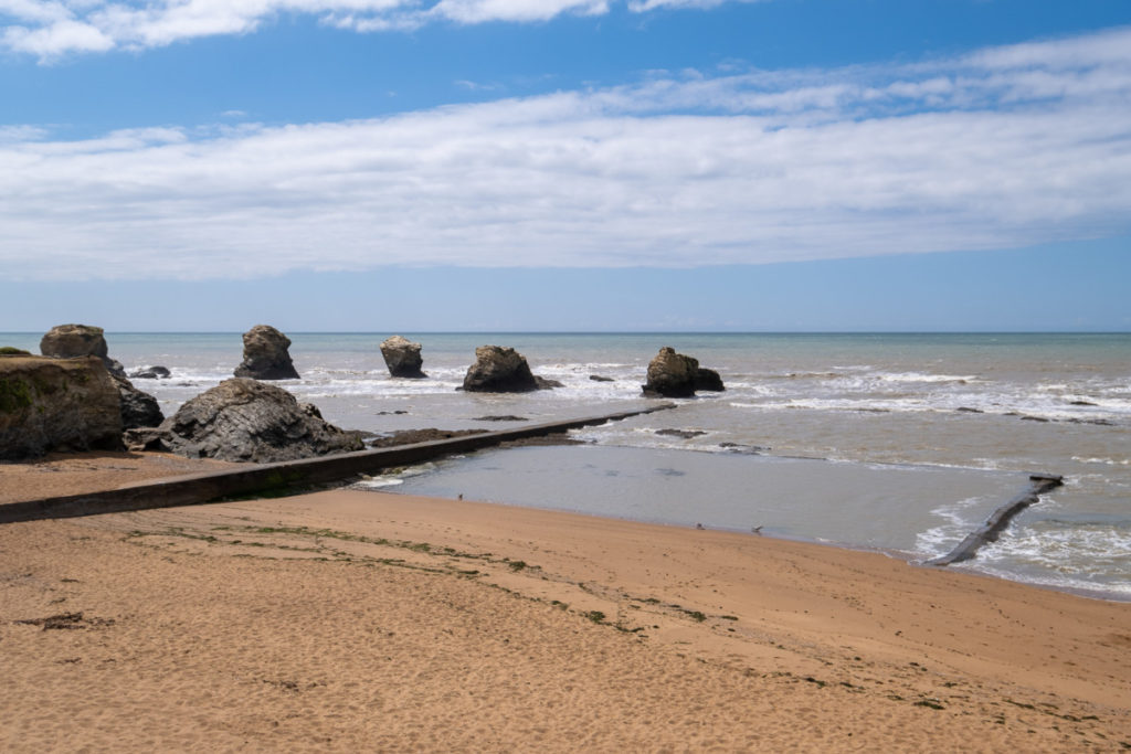 La côte de Lumière vers St-Gilles-Croix-de-Vie