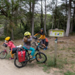 Passages dans les forêts en Vendée à vélo