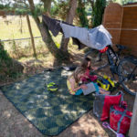 Campement dans un petit camping vers l'estuaire du Payré