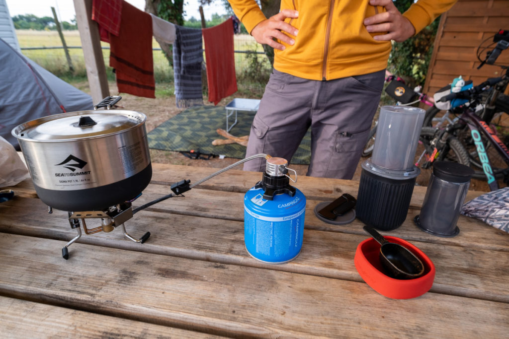 Du bon café en voyage à vélo c'est possible !