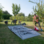 Camping chez l'habitant en voyage à vélo