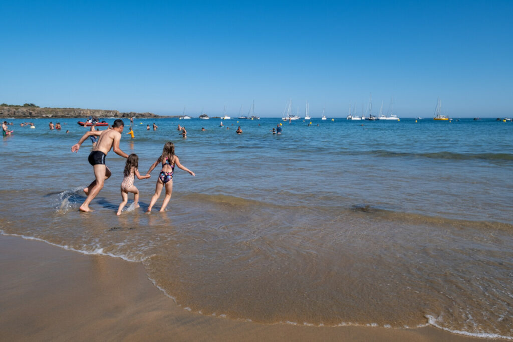 Voyage à vélo en famille et baignades dans l'océan sur la Vélodyssée 