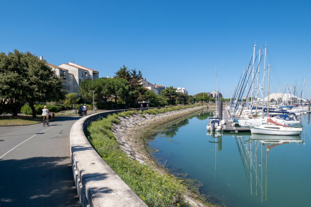 Vélodyssée vers le bord des Minimes à La Rochelle