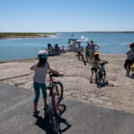 Traversée de l'estuaire de la Seudre en bateau passeur