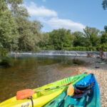 Baignade et canoë sur le Doubs à Ranchot