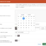 Modifier la date de voyage du voyage
