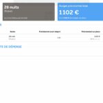 Budget prévisionnel
