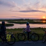 Sur l'île de Texel (Pays-Bas) à vélo pendant notre tour d'Europe en 2024