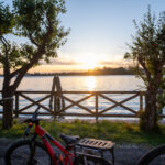 Coucher de soleil sur Venise depuis le Lido (de Venise)