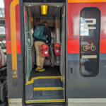 Prendre le train avec son vélo c'est pas toujours facile !