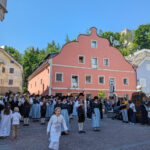 Fête pour l'ascension à Brunico dans le Val di Pusteria