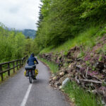 Descente des Dolomites à vélo par la Vallée di Cadore